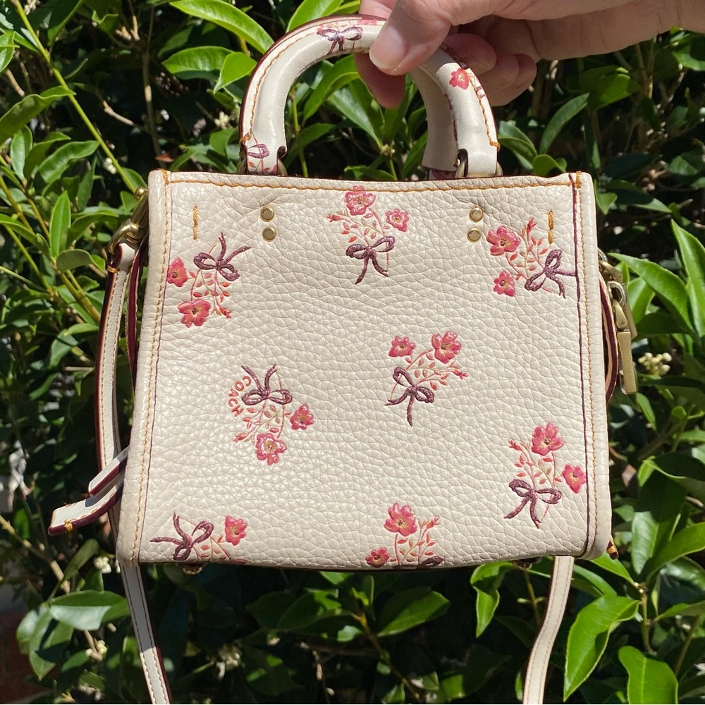 Coach Rogue 17 with Floral Print - Picture 3 of 10